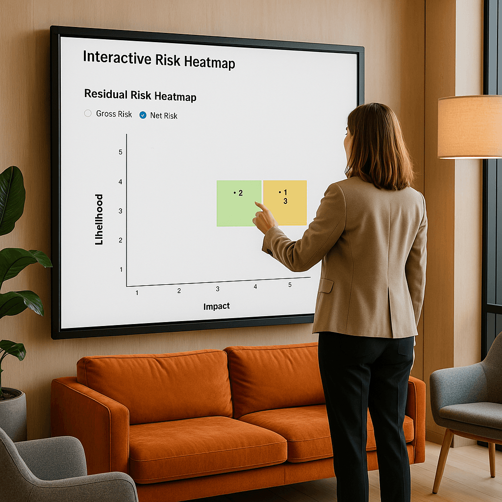 Live Compliance Heatmap Interface